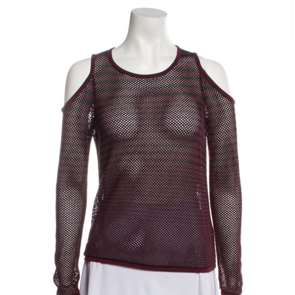 rag & bone cut out shoulder top